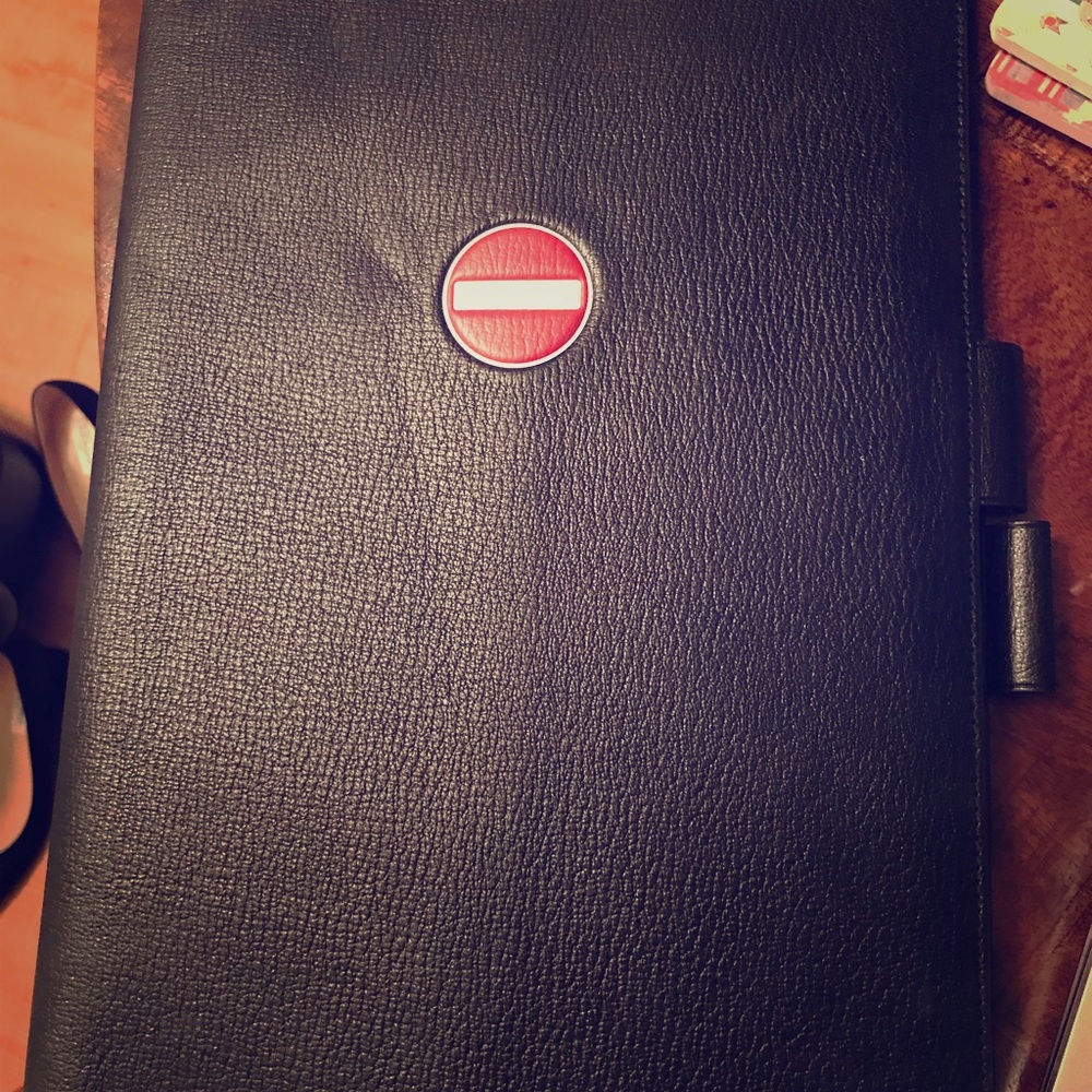 Anya Hindmarch Leather Journal Business New